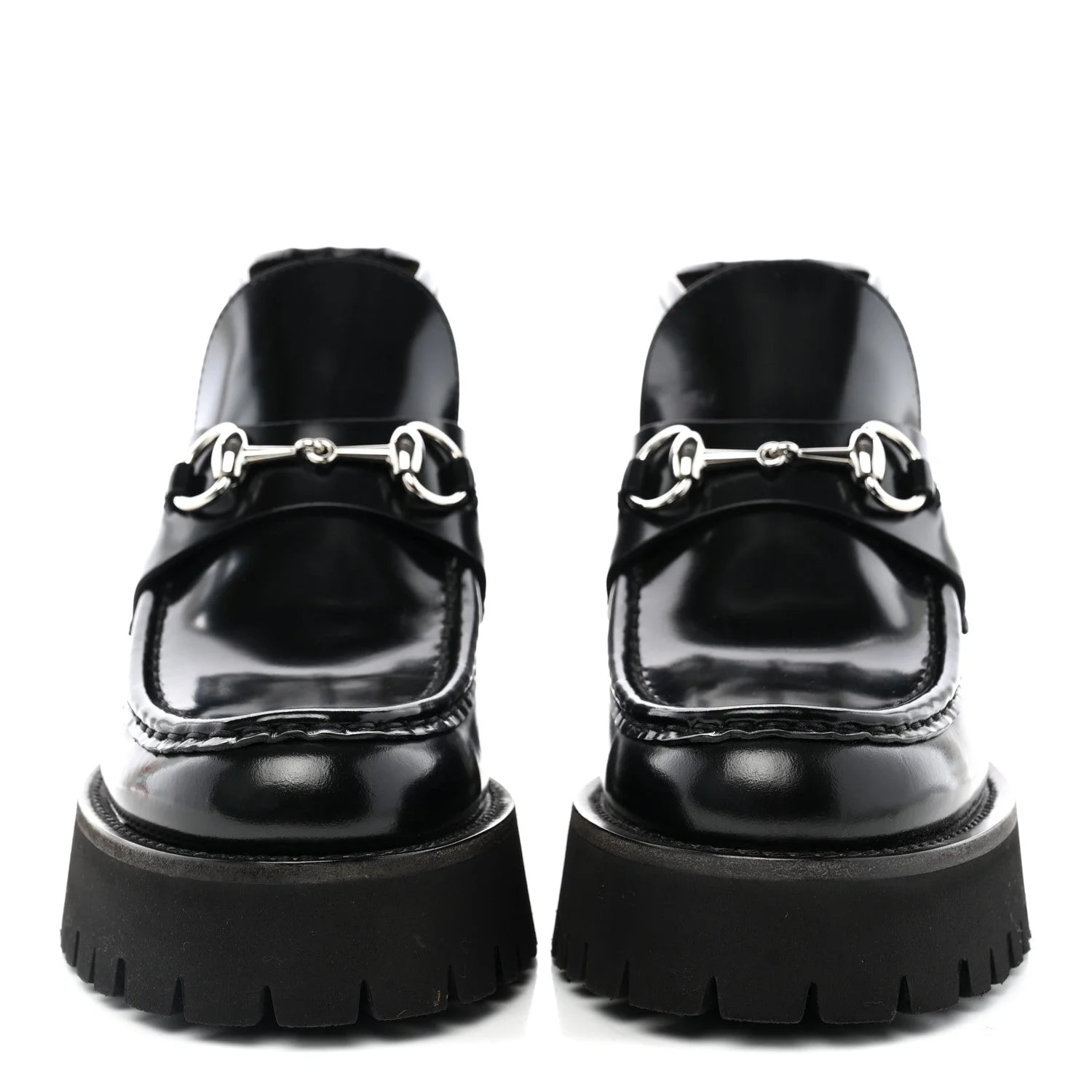 Cordovan Lux Horsebit Platform Ankle 38.5 2