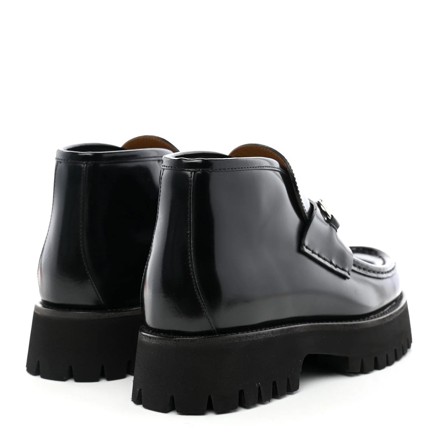Cordovan Lux Horsebit Platform Ankle 38.5 4