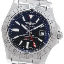 Breitling — Breitling Avenger II GMT A32390 Date Black Dial Automatic Watch_939030 — Watch — resale
