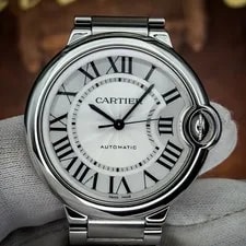 Cartier — Cartier Ballon Bleu de 36mm Guilloche Dial Stainless Steel WSBB0048 — Watch — resale