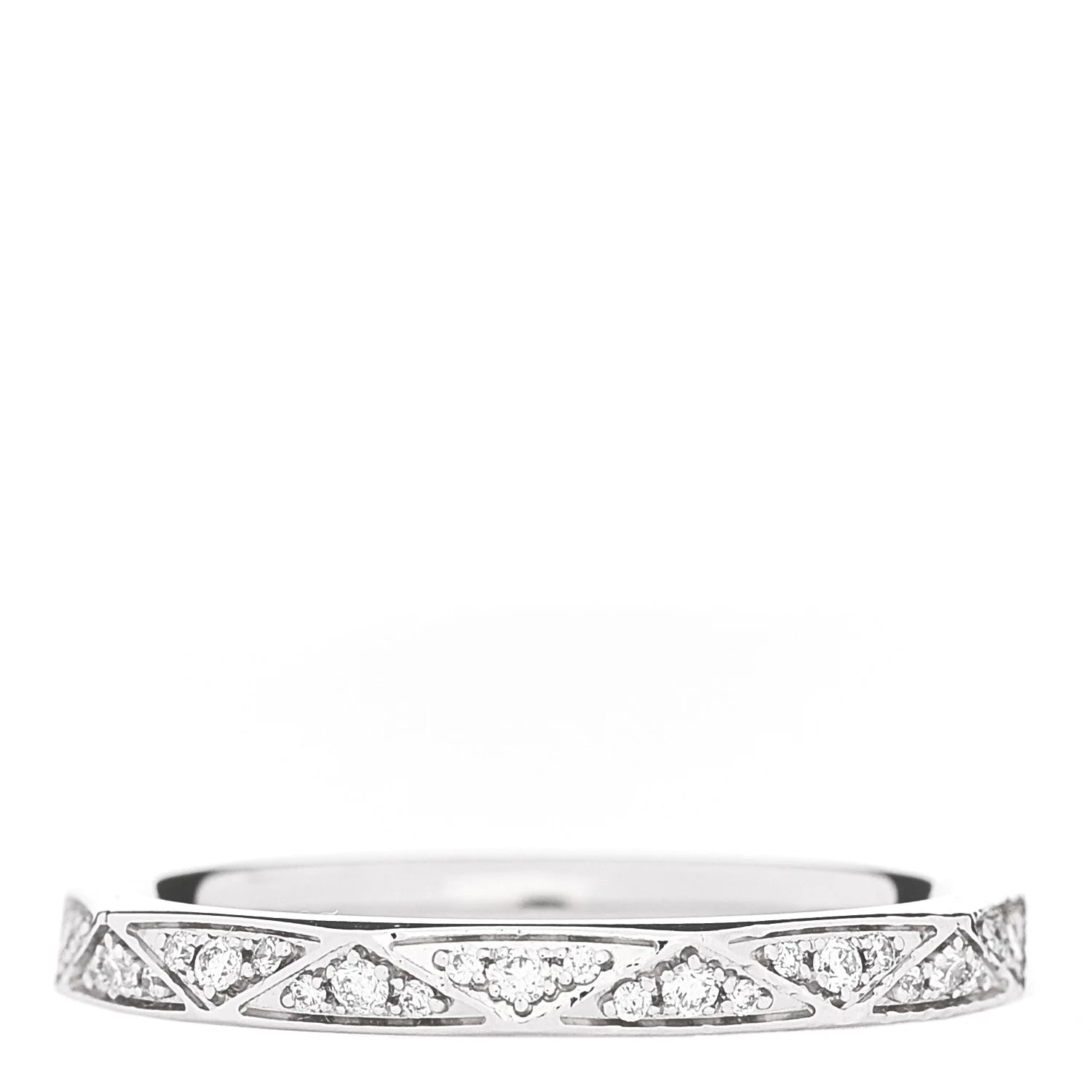18K White Gold Laurence Graff Band 49 4.75 3