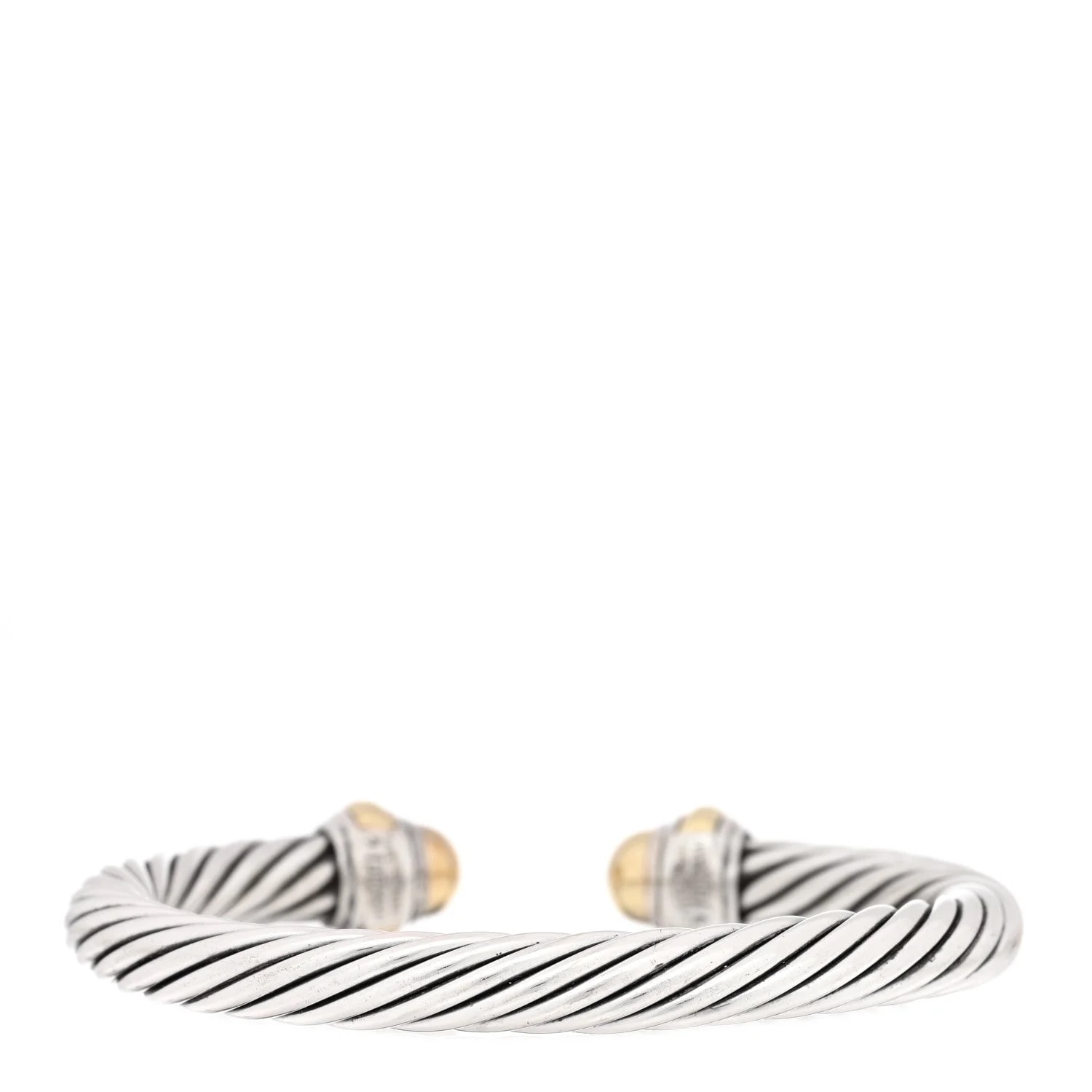 14K Yellow Gold 7mm Cable Classics Dome 2