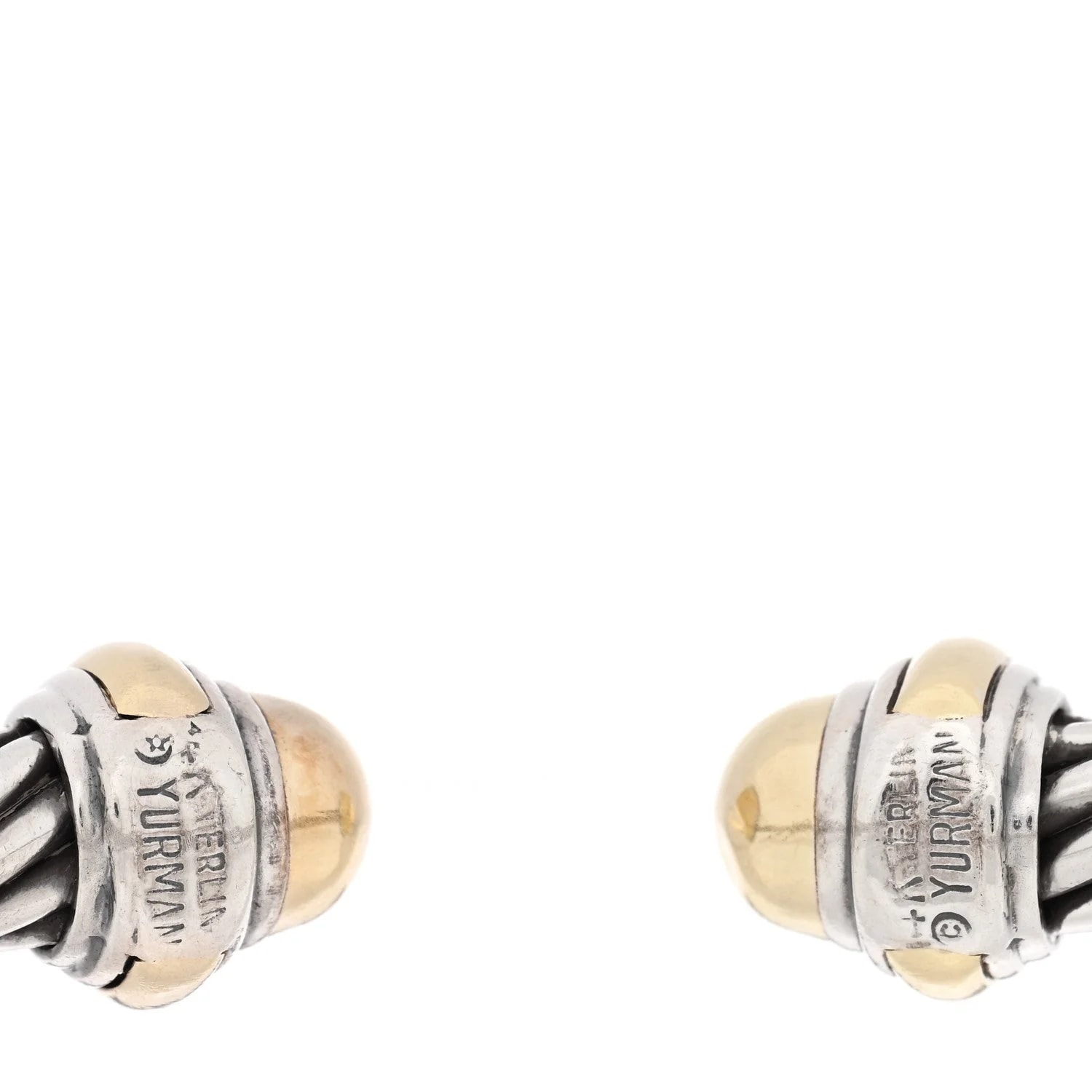 14K Yellow Gold 7mm Cable Classics Dome 3