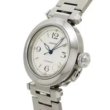 Cartier Pasha C W31015M7 ( 2324) 35mm Stainless Steel White #WW5954 2