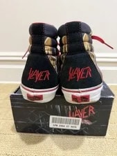 Slayer Vans Sk8 Hi Top Sk-8 Skate Shoe 9.5/ 11 2008 4