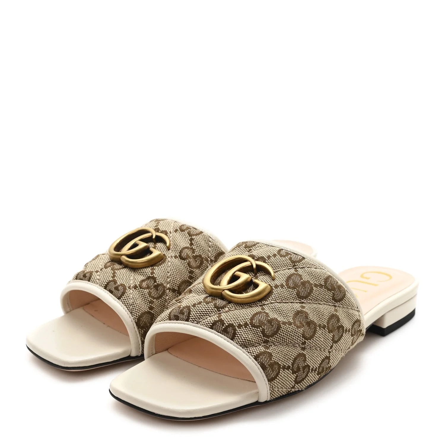 Matelasse Diagonal GG Marmont Slide 35 Mystic 4