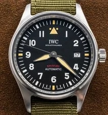 IWC Pilot’s Spitfire 39mm Warranty Thru 2030 Paper Black Dial IW326801 4