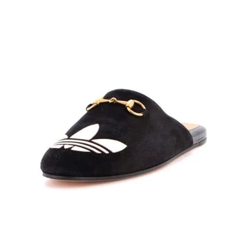 Gucci — X Adidas Trefoil Slippers With — Designer Shoe — resale