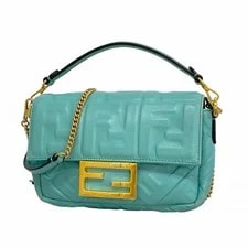 Fendi — Auth [6ea0170] Fendi Mini Baguette Meta... — Handbag — resale