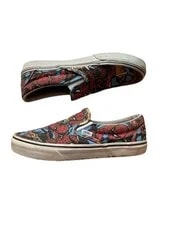 Vans X Marvel Spider Man Slip on Size 8.5 Limited Edition 2