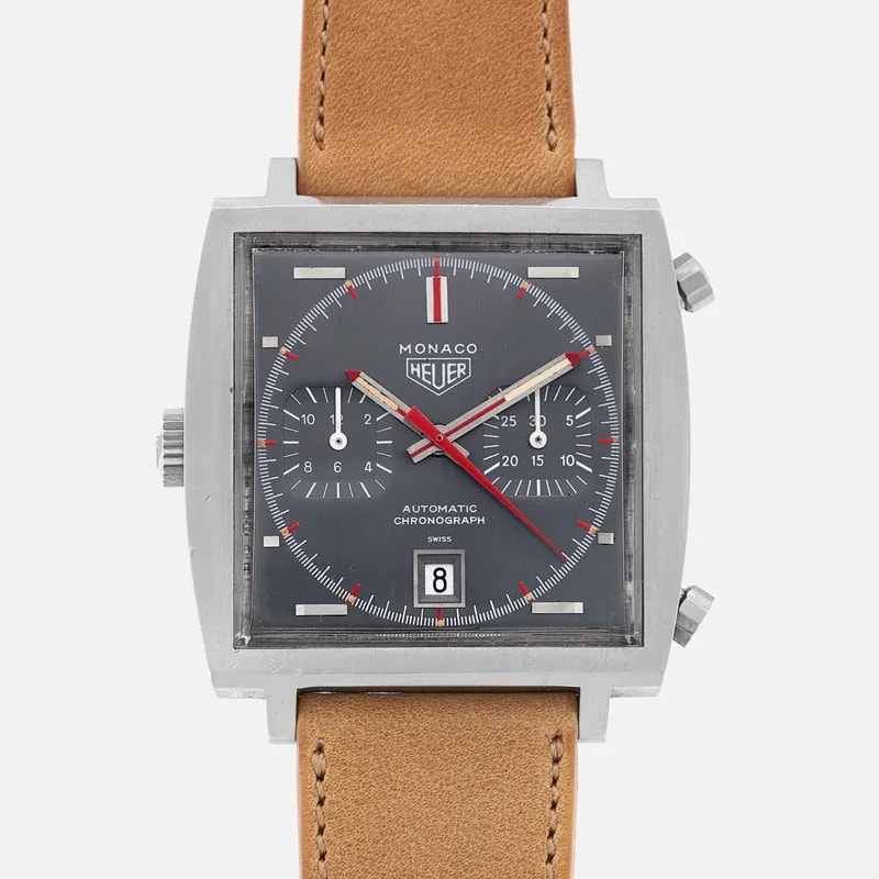 Heuer — 1971 Heuer Monaco Ref. 1133G With Box and Papers — Watch — resale