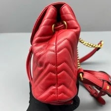 Gucci GG Marmont Chevron Quilt Backpack 3