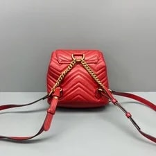 Gucci GG Marmont Chevron Quilt Backpack 4