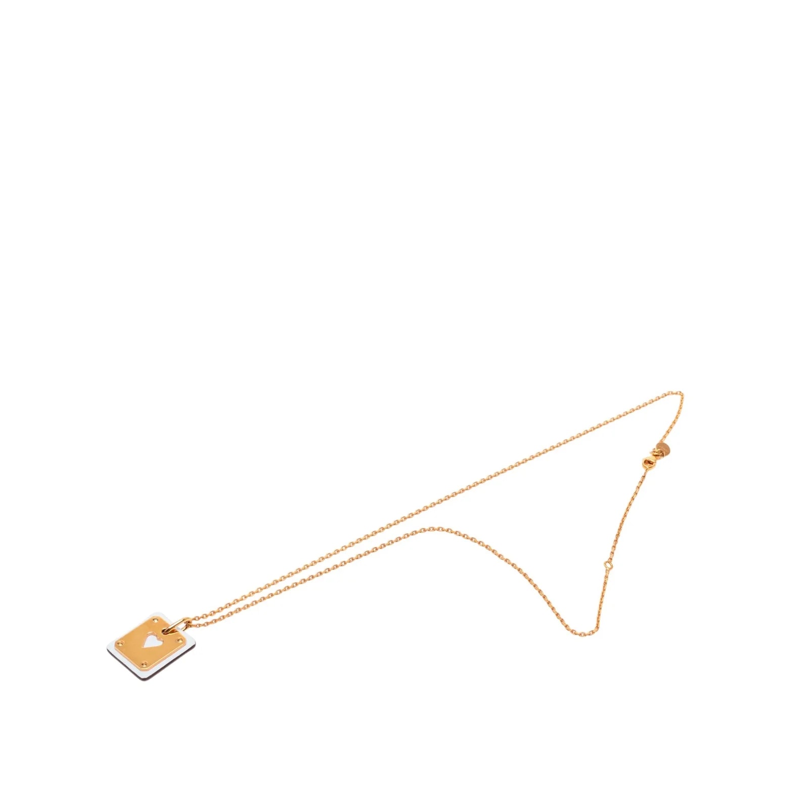 Hermès — Small Rose Gold Plated As de Coeur — Jewelry — resale