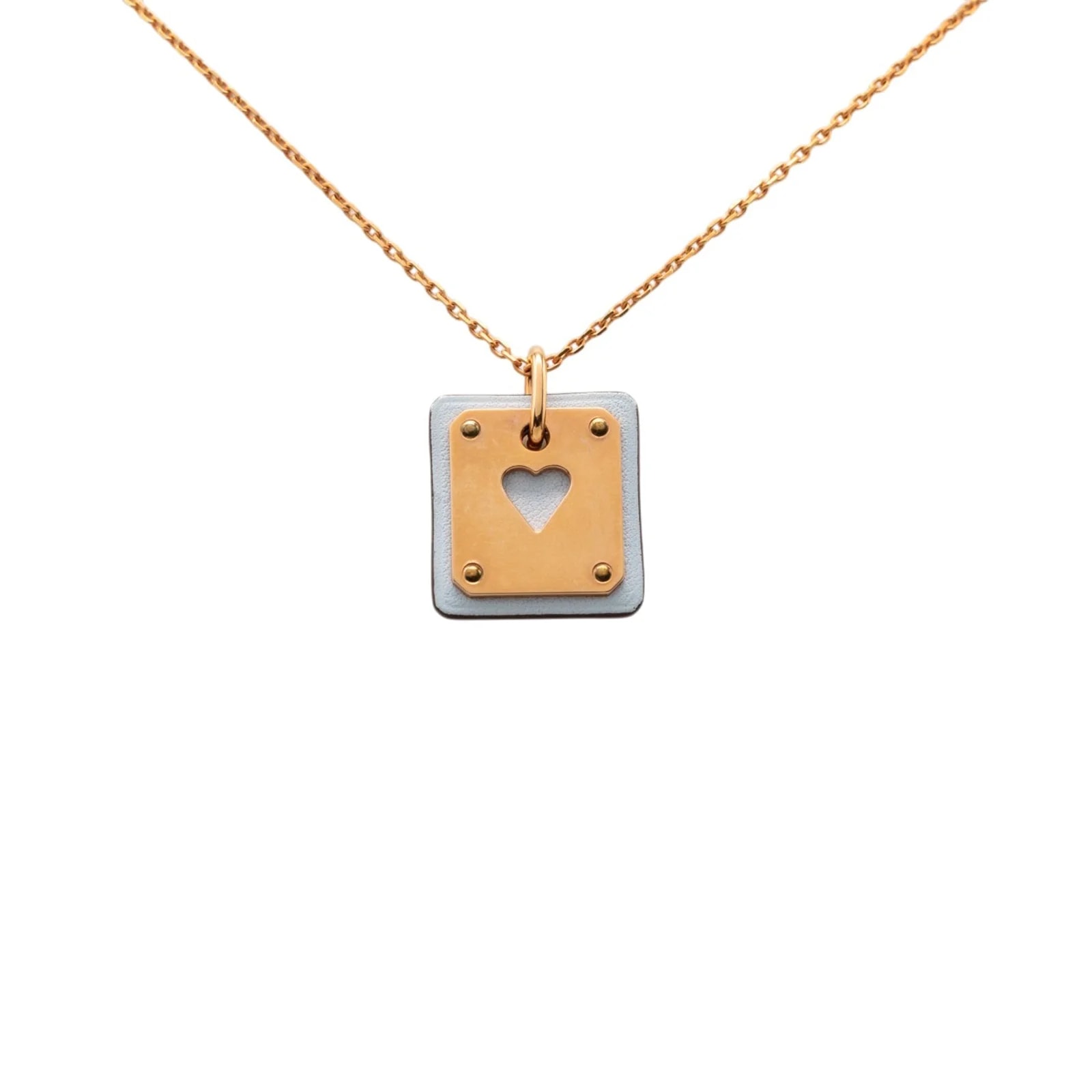 Small Rose Gold Plated As de Coeur 2