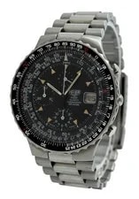 Heuer (Pre-Tag) 43mm Pilot Black Dial Aviation Ref: 230.206! 3
