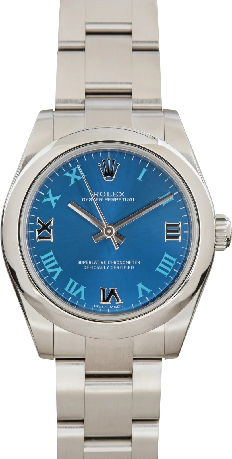 Rolex — Rolex Oyster Perpetual 31 Ref 177200 Blue Dial — Watch — resale
