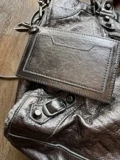Balenciaga Metallic Medium Size City A Tag First 2way 2