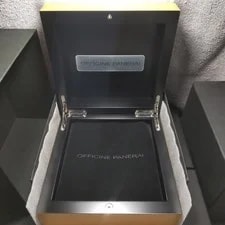 Officine Panerai Genuine Wooden Box Case Container From Japan 2
