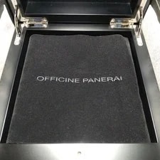 Officine Panerai Genuine Wooden Box Case Container From Japan 4