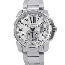 Cartier — Cartier W7100015 Stainless Steel 42mm White Dial Automatic #TZW372 — Watch — resale