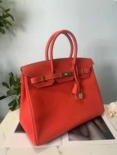 Hermes Birkin 35 Pivoine GHW Square P Auth 3