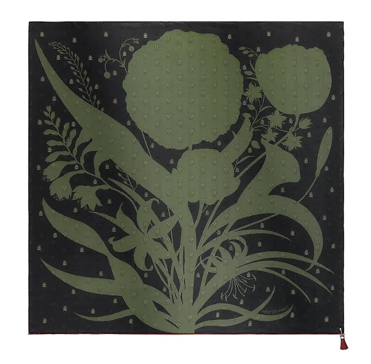 Hermès Paris — Hermès Bouquet Final Tassel Scarf 90 — Accessory — resale