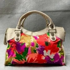 Balenciaga Giant City Floral Ltd Edition 173084 PHW Italy GC 2