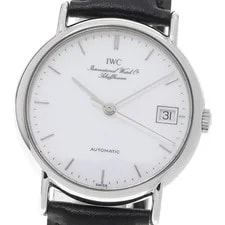 IWC Schaffhausen — IWC Schaffhausen Portofino IW351318 Date White Dial Automatic Watch_958556 — Watch — resale