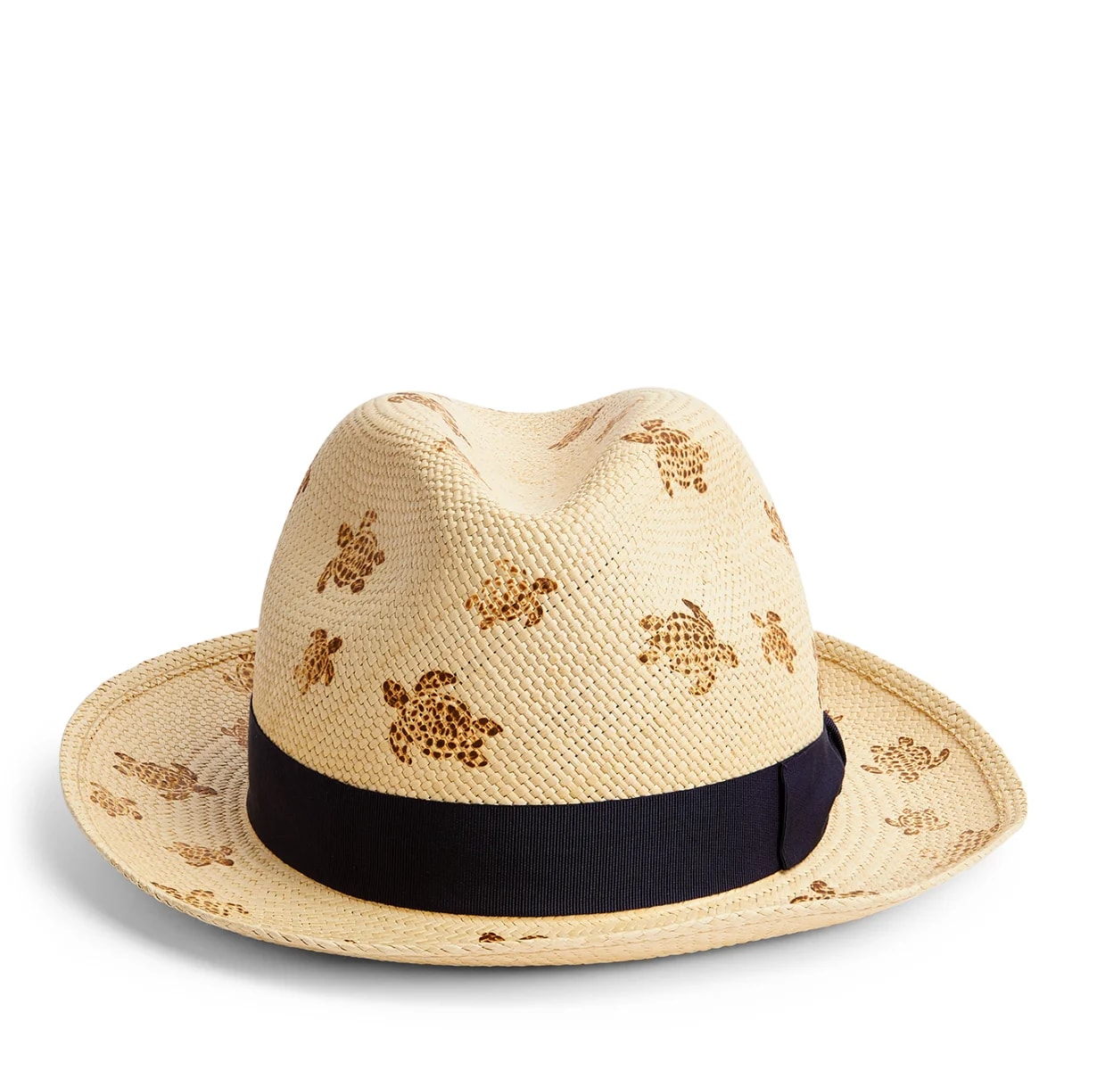 Vilebrequin X Borsalino Turtle Print Straw Hat 2