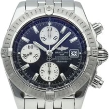 Breitling — Breitling Chronomat Evolution A13356/A156B19PA Stainless Steel mensWatch Bla... — Watch — resale