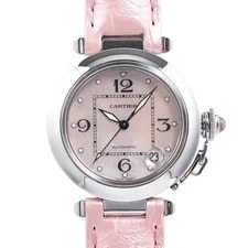 Cartier — Cartier Pasha C W3106499 Watches / Pink Shell Mechanical Automatic — Watch — resale