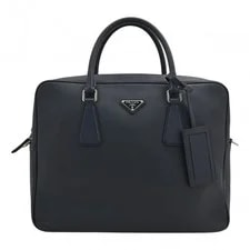 Prada — Auth Prada Triangle Logo Briefcase Business pr5843vv — Handbag — resale