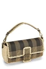 Fendi Pequin Convertible Baguette Medium 2