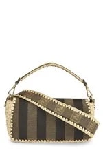Fendi Pequin Convertible Baguette Medium 4