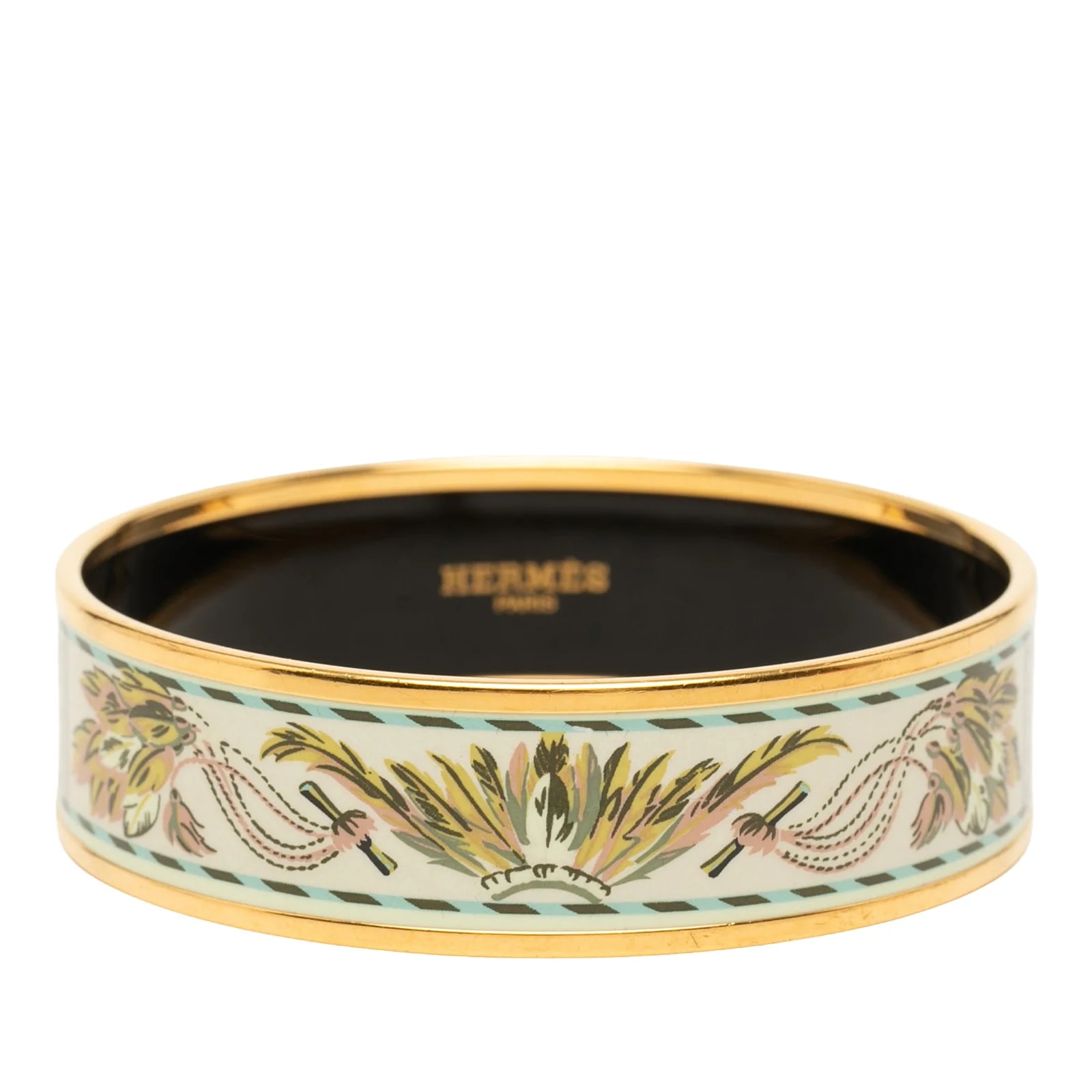 Hermès — Wide Enamel Brazil Candeur Bangle 65 — Jewelry — resale