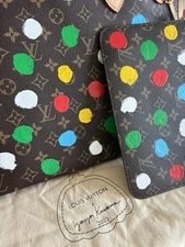 New* Louis Vuitton X Yayoi Kusama Neverfull MM - Painted Dots 2023 3