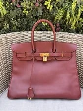 Authentic Hermes Birkin 35 H 3
