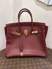 Authentic Hermes Birkin 35 H 4