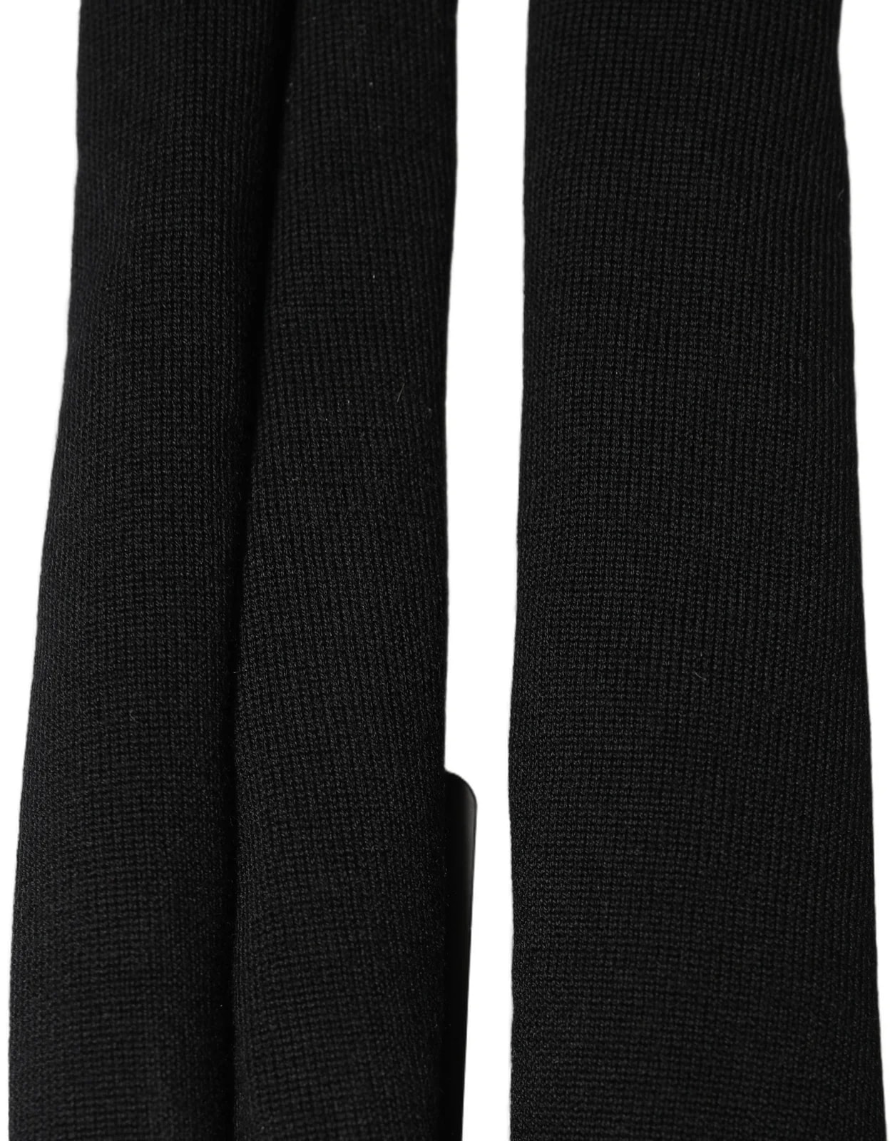 Dolce & Gabbana — Dolce & Gabbana Knitted Skinny Foulard Scarf — Accessory — resale