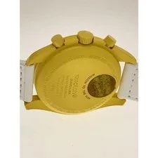 Omega Quartz Analog GLD WHT S033J100 3