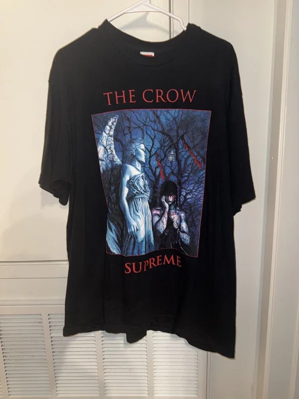 Supreme — Supreme the Crow Tee — streetwear — resale