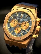 Audemars Piguet Royal Oak Chronograph 26331OR.OO.D315CR.01 Blue Dial - 18K Full! 4