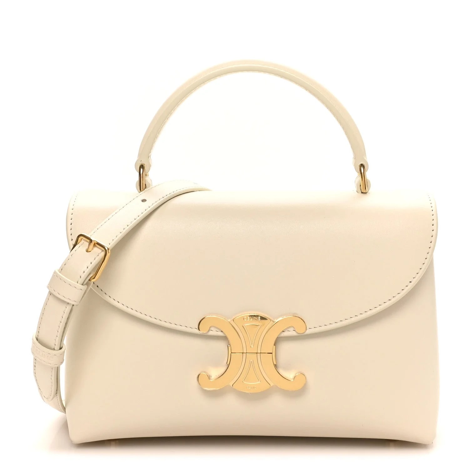 Celine — Smooth Satinated Teen Nino Rice — Handbag — resale