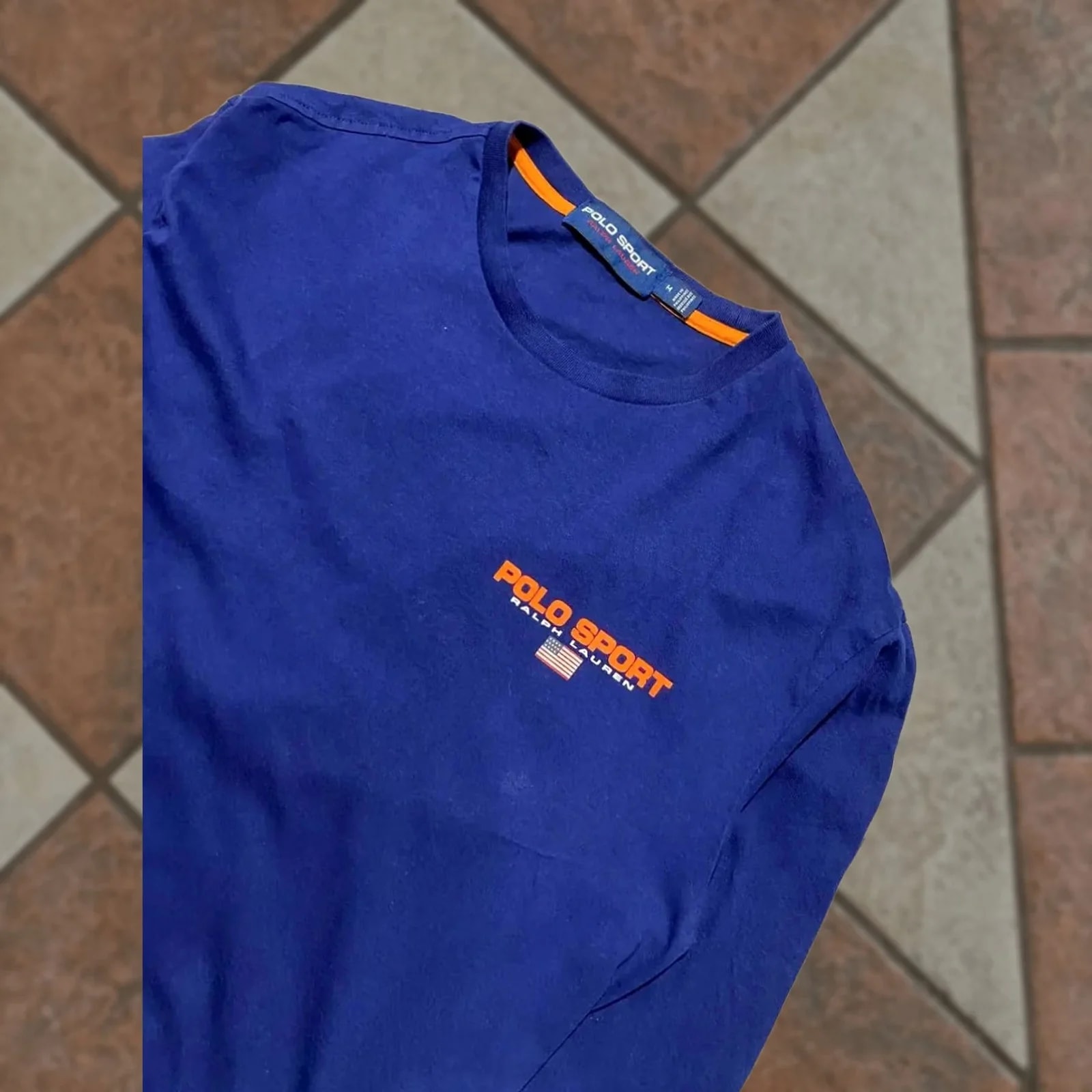 Polo Sport Ralph Lauren T-Shirt Long Sleeve Big Logo — streetwear — resale