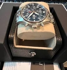 IWC Stainless Steel Pilot's Chronograph Blue Dial IW378004 4