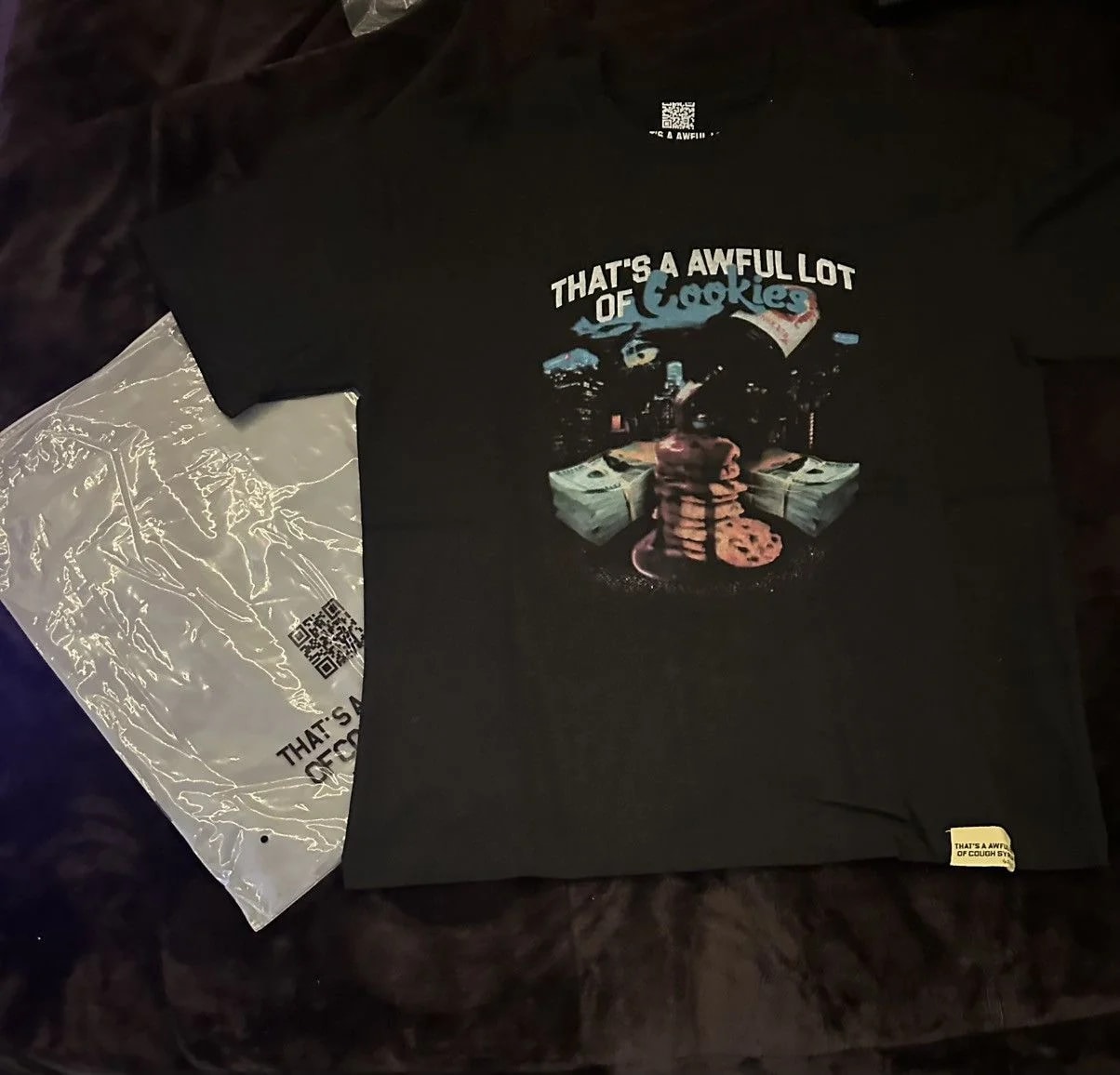 Awful Lot of Cough Syrup X Cookies T Shirt — streetwear — resale