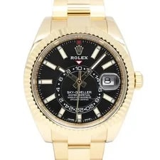 Rolex — Rolex Sky-Dweller 326938 42mm Yellow Gold Black #UW492 — Watch — resale