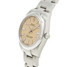 Rolex Oyster Perpetual 34 124200 34mm Stainless Steel Beige #WW6375 2