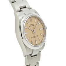 Rolex Oyster Perpetual 34 124200 34mm Stainless Steel Beige #WW6375 3
